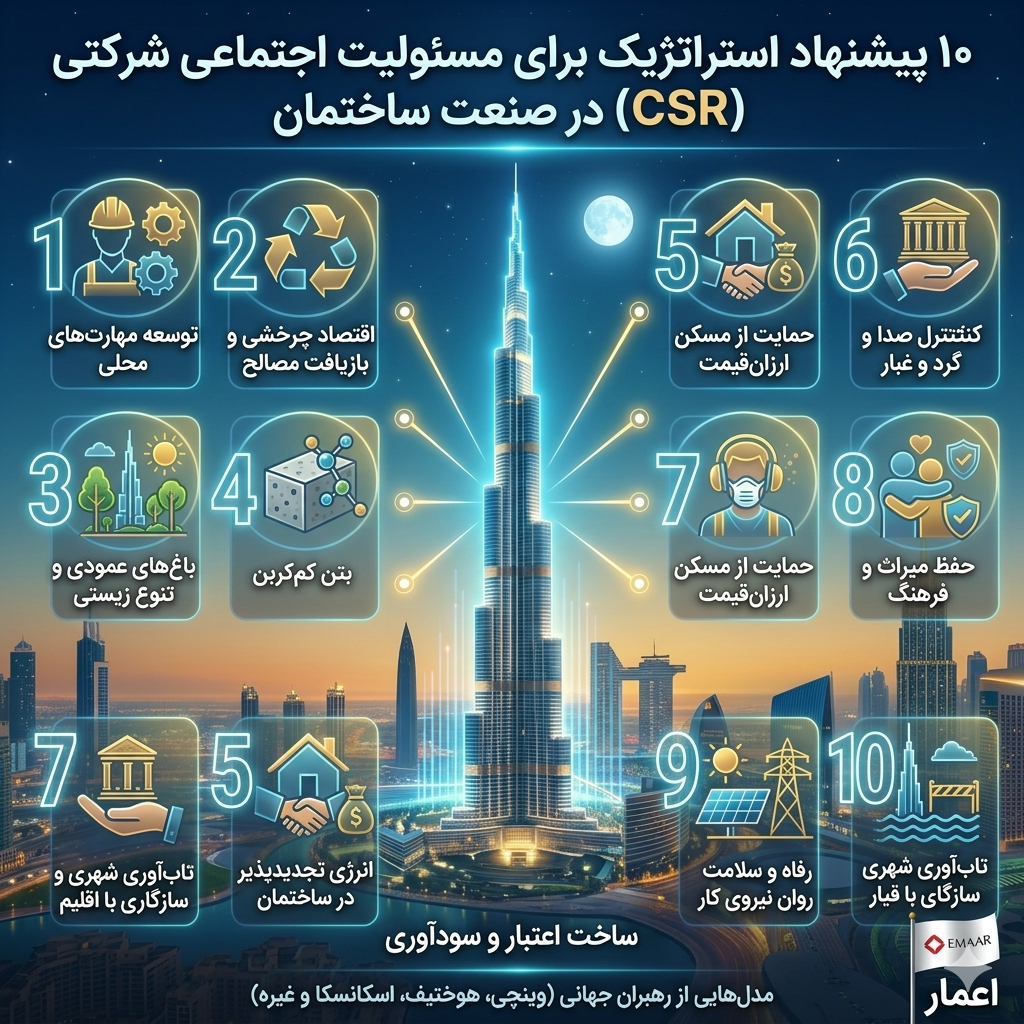 اینفوگرافی مسئولیت اجتماعی شرکتی