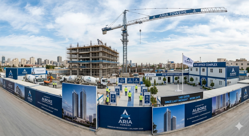 برندینگ کارگاه های ساختمانی